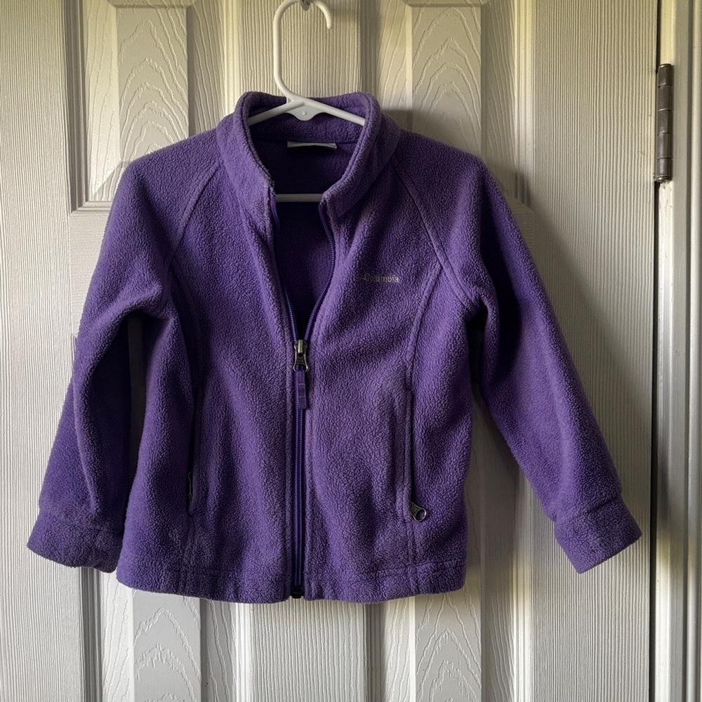 Columbia Purple Fleece Jacket (perfect for the car seat)